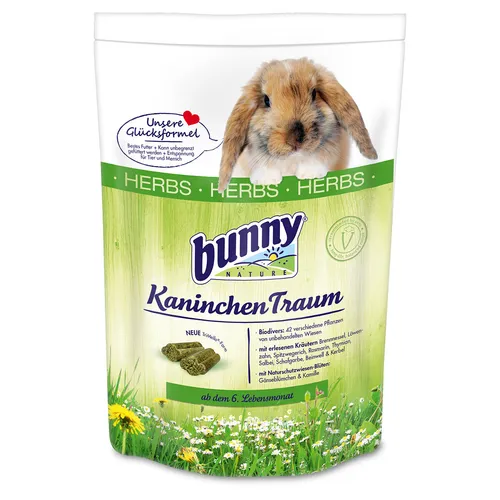 Bunny Nature KaninchenTraum herbs 750 g, NEU