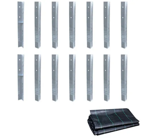 Wickey Spielturm-Erweiterung SolidLock Winkelanker Komplettset - Zubehör für Schaukeln, inklusive witterungsbeständiger SolidLock Winkelanker aus verzinktem Stahl – ideal für sichere Spielturm-Installationen mit 10 Jahren Garantie!