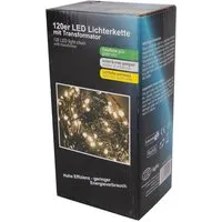 Lex 120er LED Lichterkette für Außen Innen Deko IP44 Weihnachtslichterkette Warmweiß