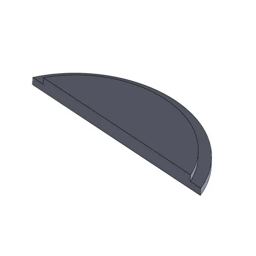 Heizgasumlenkplatte 350 x 118 x 25 mm (Vermiculite) passend für Oranier Arena...