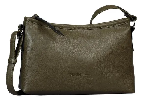 Stylische Umhängetasche TOM TAILOR Evi, Damen, Grün - Umhängetasche aus Kunstleder, 32x8x18 cm, ideal für trendbewusste Frauen. Ein Must-Have der TOM TAILOR Kollektion mit coolem Design und praktischem Reißverschluss.