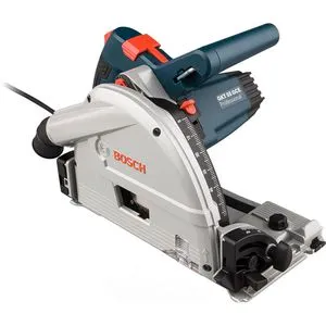 Bosch Handkreissäge GKT 55 GCE - Tauchsäge 1400 W, präzise Schnitte bis 57 mm, Regelbare Drehzahl und effizientes Staubabsaugsystem