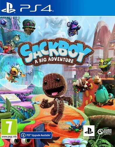 Sackboy A Big Adventure - Plattformspiel für PlayStation 4, erlebe eine farbenfrohe 3D-Welt voller Abenteuer und kreativer Herausforderungen.