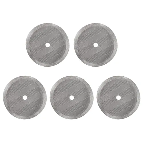 Stück French-Press-Ersatzfilter, Kaffeekannenfilter, Press-Kaffeefilter, Edelstahl-Kaffee-Mesh-Filter, wiederverwendbar für French Press. 5