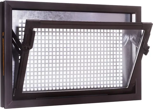 ACO 60x50 Nebenraumfenster Isofenster mit Schutzgitter