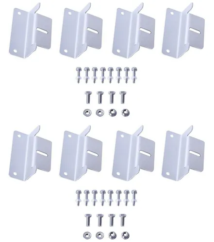 SET 2x Solarmodul Halterung Befestigung Aluminium Z Winkel Solar Modul Montage