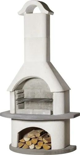 Produktbild Buschbeck Grillkamin Verona grau 210 x 110 x 65 cm