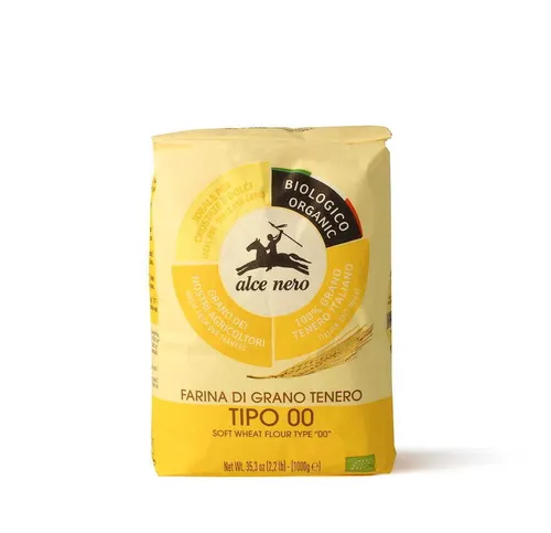 WEIZENMEHL TYP „00“ ZUM SÜSSEN BACKEN BIO 1 kg - ALCE NERO
