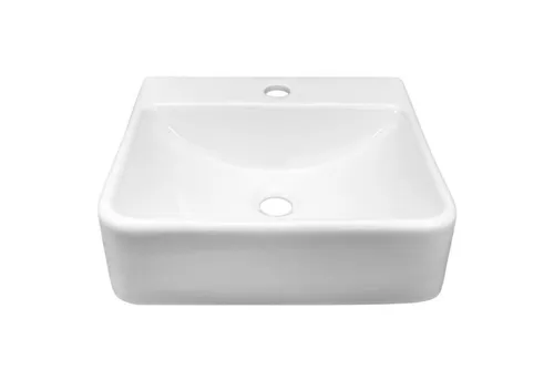 NEG Hänge-Waschbecken Uno74H - Elegantes Design für Ihr Bad - Waschbecken mit innovativer Nano-Beschichtung für hygienische Sauberkeit, einfach zu montieren und ideal für individuelle Badgestaltungen.