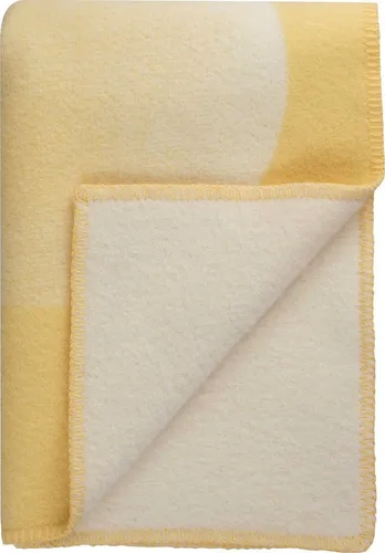 Røros Tweed - MOON Decke, sichelförmig, 135 x 200 cm, yellow ray - Bettdecken mit einzigartiger Reversibilität, entworfen von Clara von Zweigbergk, ideal für stilvolle Akzente in Ihrem Wohnraum.