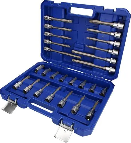 Brilliant Tools BT022026 Stecknuss-Set - 26-teiliges Metallwerkzeug-Set, hochwertig aus Chrom-Vanadium-Stahl gefertigt, ideal für Profis und Heimwerker, in praktischem Koffer mit schneller Übersicht der Einsätze.