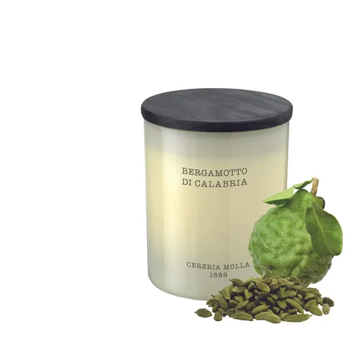 Duftkerze Bergamotte di Calabria - Düfte & Aromen - Hochwertige Duftkerze mit erfrischendem Bergamot-Aroma, ideal für eine entspannende Atmosphäre.