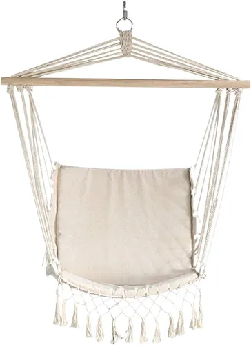 Hängesessel gepolsterte Hängeschaukel bis 150 kg Hängestuhl von Habeig