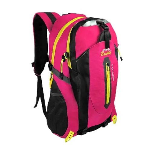 OcioDual Wanderrucksack 30L Rosa, Travelite Rucksack, Arbeitsrucksack Herren, Wanderrucksack Herren, Rucksack Wasserdicht, Reiserucksack, Camping, Survival und Outdoor-Sport
