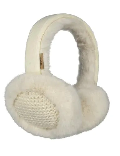 Barts Bigwit Earmuffs cream - Stirnbänder aus weichem Kunstfell, mit gestricktem Kabelmuster und verstellbarem Rahmen für optimalen Tragekomfort bei Erwachsenen und Kindern.