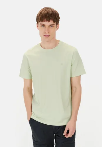 camel active Herren T-Shirt mit Logo-Stickerei, Gr. M, Pale Mint - Klassisches T-Shirt aus elastischem Jerseystoff, bietet hohen Tragekomfort und einen stilvollen Look für legere Anlässe.