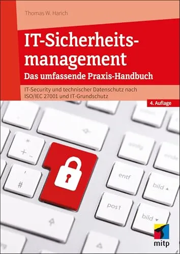 IT-Sicherheitsmanagement Buch, 4. A. 2025 - Studium & Erwachsenenbildung, umfassendes Lehrbuch über IT-Sicherheit mit 592 Seiten, ideal für Fachkräfte und Studierende im Bereich IT Security und Compliance.