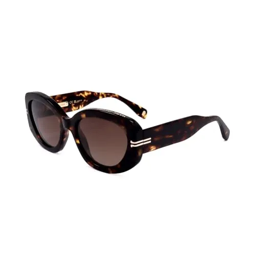 Marc Jacobs MJ 1099/S Sonnenbrille, Havana, 56 für Damen, Havana, 54