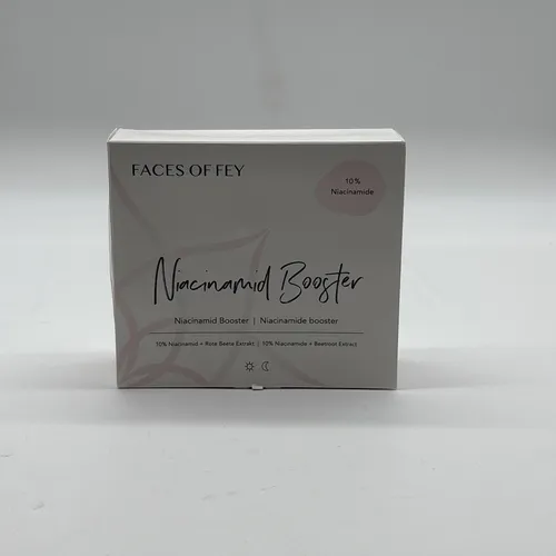 Niacinamide Booster FACES OF FEY – Microneedling Ampullen mit 10% Niacinamid - Gesichtsmasken & Gesichtskuren mit 10% Niacinamid und Rote Beete Extrakt für ebenmäßige, strahlende Haut. Ideal zur Bekämpfung von Unreinheiten und großen Poren, auch für empfindliche Haut.