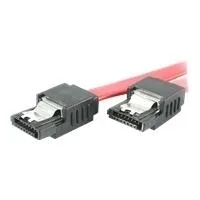 StarTech.com einrastendes SATA-Kabel - Bu/Bu - SATA-Kabel - Serial ATA 150/300/600 - 7-poliges SATA - 7-poliges SATA - 20cm - verriegelt - Rot (LSATA8)
