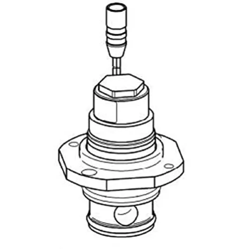 Grohe Magnetventil komplett für Tectron 505 42791000 - Sanitärinstallation: Hochwertiges Magnetventil mit integriertem Sieb für zuverlässige Wassersteuerung und optimale Leistung.