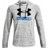 Under Armour -Konkurrent Terry Mens Grey Logo Hoodie