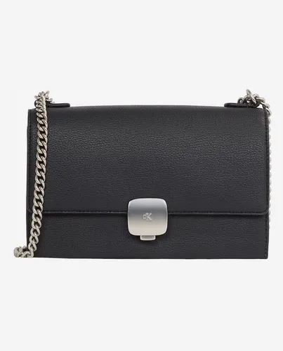 Calvin Klein FORGED Chain Flap Bag Umhängetasche Schwarz von Calvin Klein