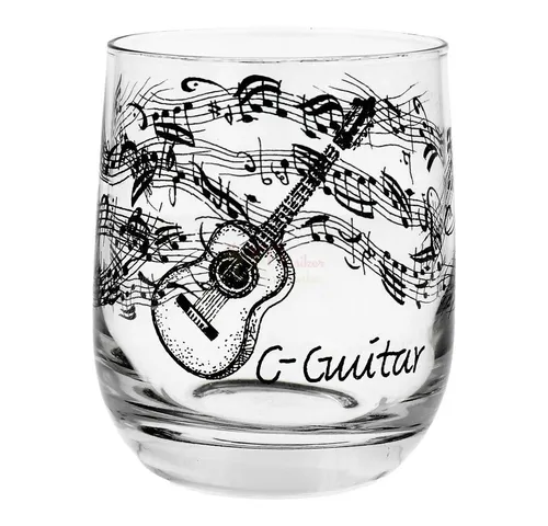 mugesh Glas Glas mit verschiedenen Motiven, Glas, für Musiker