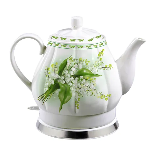 Maiglöckchen 1,7 l Elektrokocher in weiß von Posylka.de