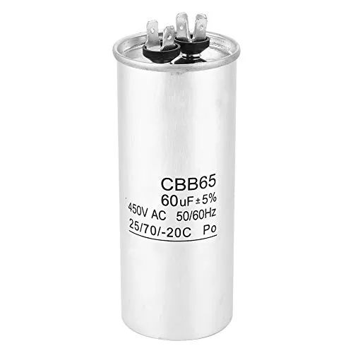 Kondensator,Capacitor CBB65 60UF 450V Kondensatorstartmotor Klimakompressor CBB65 450V 60UF Startkondensator start capacitor