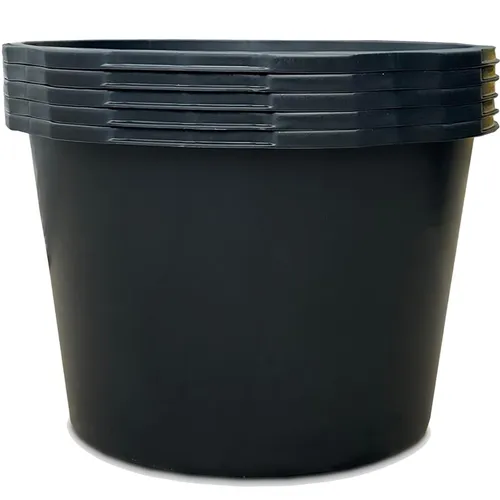 Kistenberg Mörteleimer rund 90 L 5er Set Mörtelkasten Mörtelwanne Zementkübel