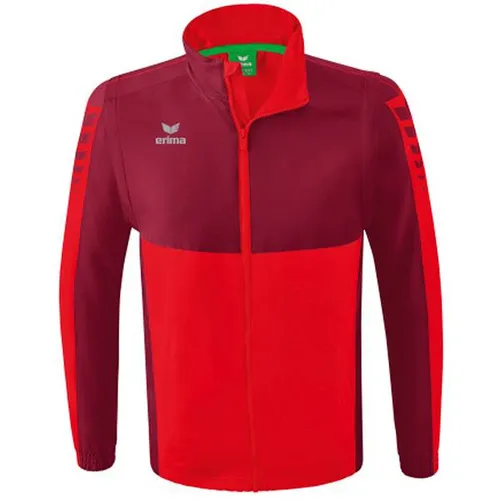 Erima Funktionsjacke rot XL - Funktionsjacke für aktive Sportler, wind- und wasserabweisend, ideal für Outdoor-Aktivitäten in Größe XL.
