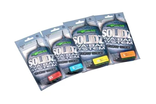 Korda Solidz Slow Melt PVA Bags - PVA Beutel, Größe/Packungsinhalt:XS - 45 x 100mm / 25 Bags