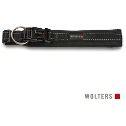 Wolters Hunde-Halsband Light Mesh Halsband schwarz M | 4 cm x 44 cm - 52 cm
