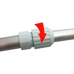 Steinbach Aluminium Teleskopstange 2-teilig, 180-360 cm von Steinbach