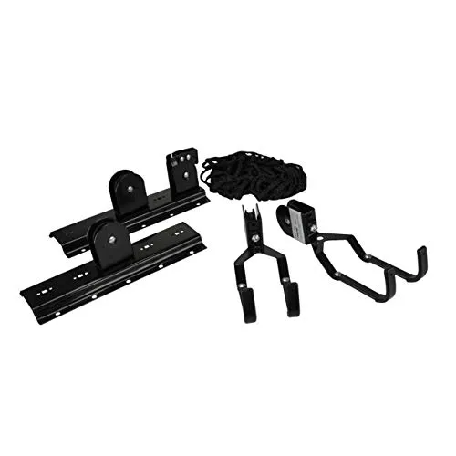 FISCHER Fahrradlift | Tragkraft 20 kg | Fahrradhalterung | Deckenmontage | Fahrradaufhängung, schwarz