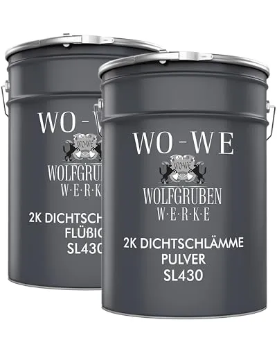 2K Dichtschlämme für Schwimmbad und Pool, 5KG - Wasserabdichtungen für Betonbecken, extrem wasserfest und witterungsbeständig. Ideal für Pools und Schwimmbecken, schützt vor Chemikalien und ist leicht zu verarbeiten.