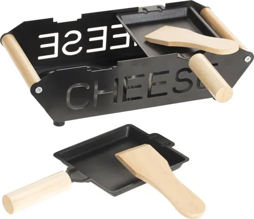 Raclette-Set für 2 Personen, 23x10 cm, Metall