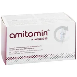 Amitamin arthro360 - Nahrungsergänzung für gesunde Gelenke, mit 15 Nährstoffen und hochdosiertem Glucosamin und Chondroitinsulfat
