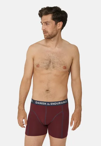 CLASSIC TRUNKS - 6-Pack - Marineblau/Bordeaux-Stich | Grün/Orange-Stich | Bordeaux/Marineblau-Stich - 2XL - Klassische Herren Boxershorts im praktischen 6-Pack. Der etikettfreie Bund und das atmungsaktive Baumwollmaterial garantieren höchsten Tragekomfort und Bewegungsfreiheit – ideal für den Alltag.
