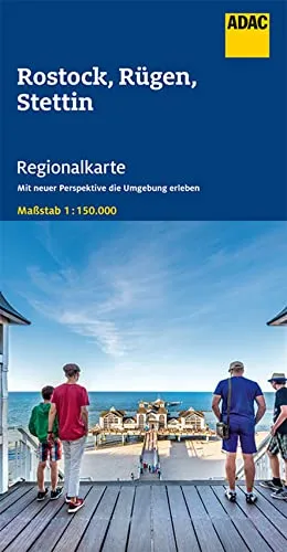 ADAC Regionalkarte 03 Rostock, Rügen, Stettin 1:150.000: Straßenkarte und Autokarte