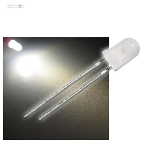 LEDs 5mm diffus warmweiß, diffuse warm-weiße LED Typ WTN-5-3600ww warmwhite 100