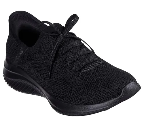 Skechers Damen Fabric Sneaker, Schwarz, 40 EU in schwarz von Skechers