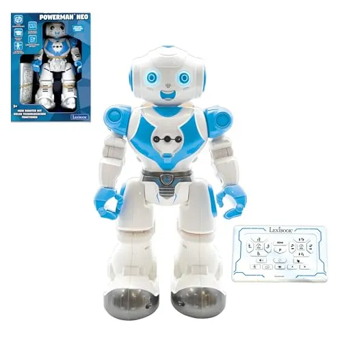 Lexibook, Powerman Neo Roboter, ROB18DE | Gestensteuerung, Lernaktivitäten, Programmierbar, Musik