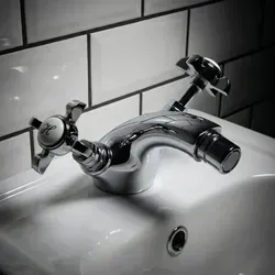 PaulGurkes Bidetarmatur Retro Chrom Zweigriffmischer