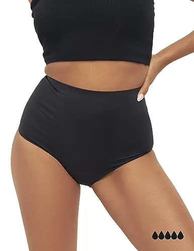 MyMonthlys Perioden-Unterwäsche High Waist - Starke Blutung/bis zu 5 Tampons - ohne Biozide & ohne Chemie - Periodenslip Seamless saugstark auslaufsicher geruchshemmend - M / 38