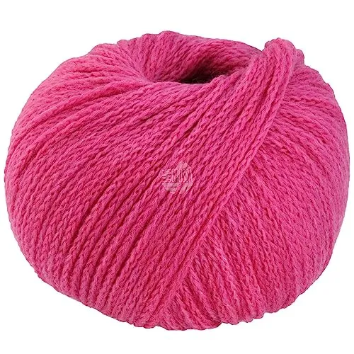 LANA GROSSA Cool Merino | Leichtes Kettengarn aus klassischer Merinowolle | Handstrickgarn aus 90% Schurwolle (Merino) & 10% Polyamid | 50g Wolle zum Stricken & Häkeln | 150m Garn FB 27