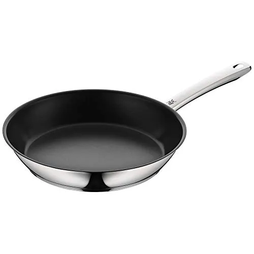 WMF Bratpfanne 28 cm - Edelstahlpfanne mit Antihaftbeschichtung - Pfannen für gesundes Braten ohne Ankleben, hitzebeständig bis 250°C, ideal für alle Herdarten und energiesparendes Kochen.