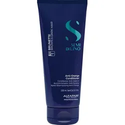 Alfaparf Milano Semi Di Lino Brunette Anti-Orange Conditioner Tönungsconditioner für braune Farbtöne 200 ml