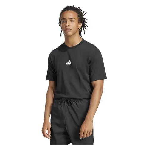 Adidas Herren T-Shirt M SL SJ T, Gr. M - Sportliches Basic - Herren-Shirts, weiches Single Jersey für höchsten Tragekomfort, mit aufgesticktem 3-Streifen Logo für einen sportlichen Look.